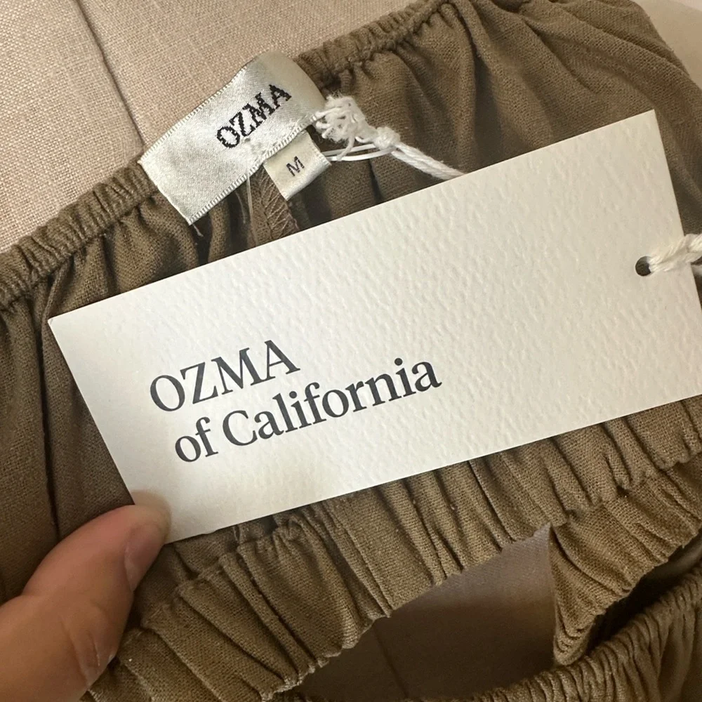 OZMA Earthy Brown Gathered Top - Picture 2 of 5